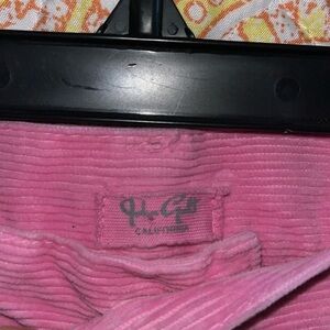 Brandy Melville Bubblegum Pink Corduroy Juliette Skirt